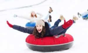 family tubing in the berkshires